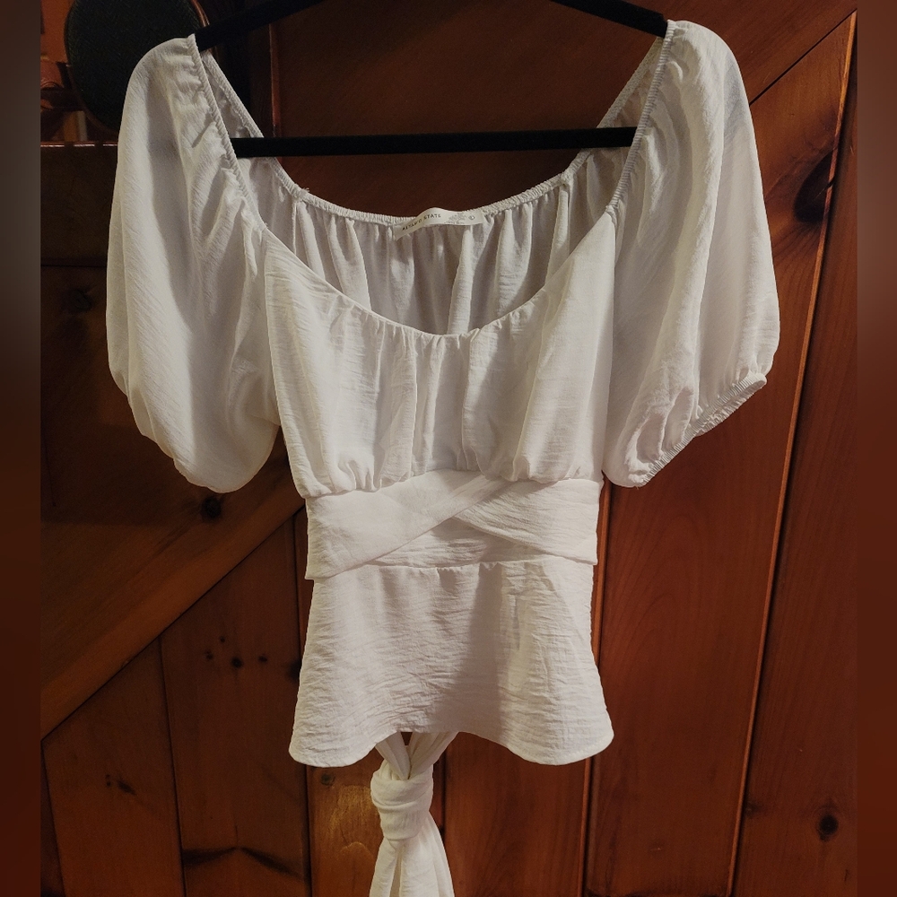 Altar's State peplum top